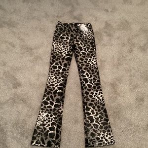 BETSEY JOHNSON SEXY SNAKE SKIN FINISH BOOTY HUGGIN PANTS